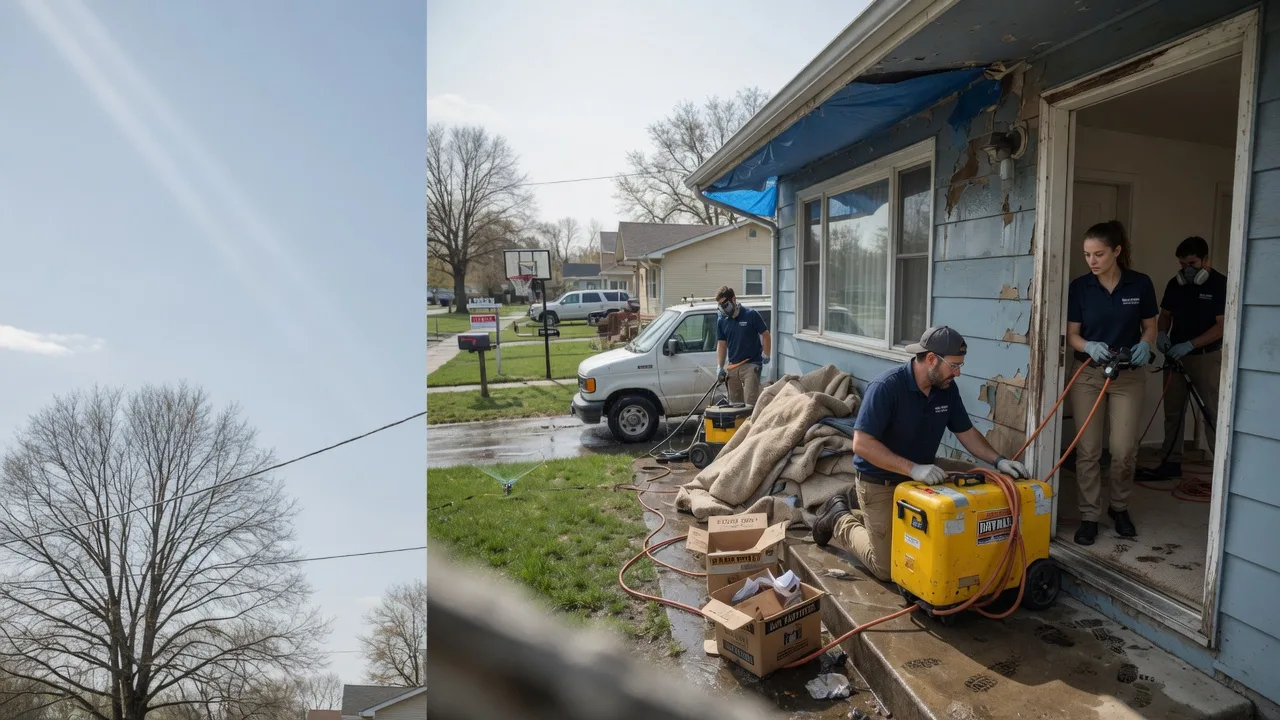Basement Flood Cleanup in Bellevue, TX near me